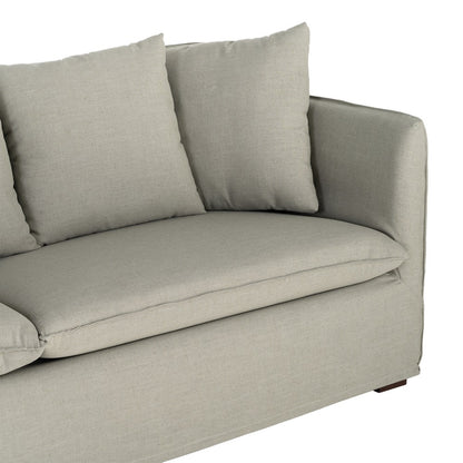 SOFÁ VERDE TEJIDO SALÓN 215 X 92 X 78 CM