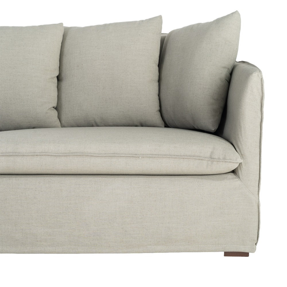 SOFÁ VERDE TEJIDO SALÓN 215 X 92 X 78 CM