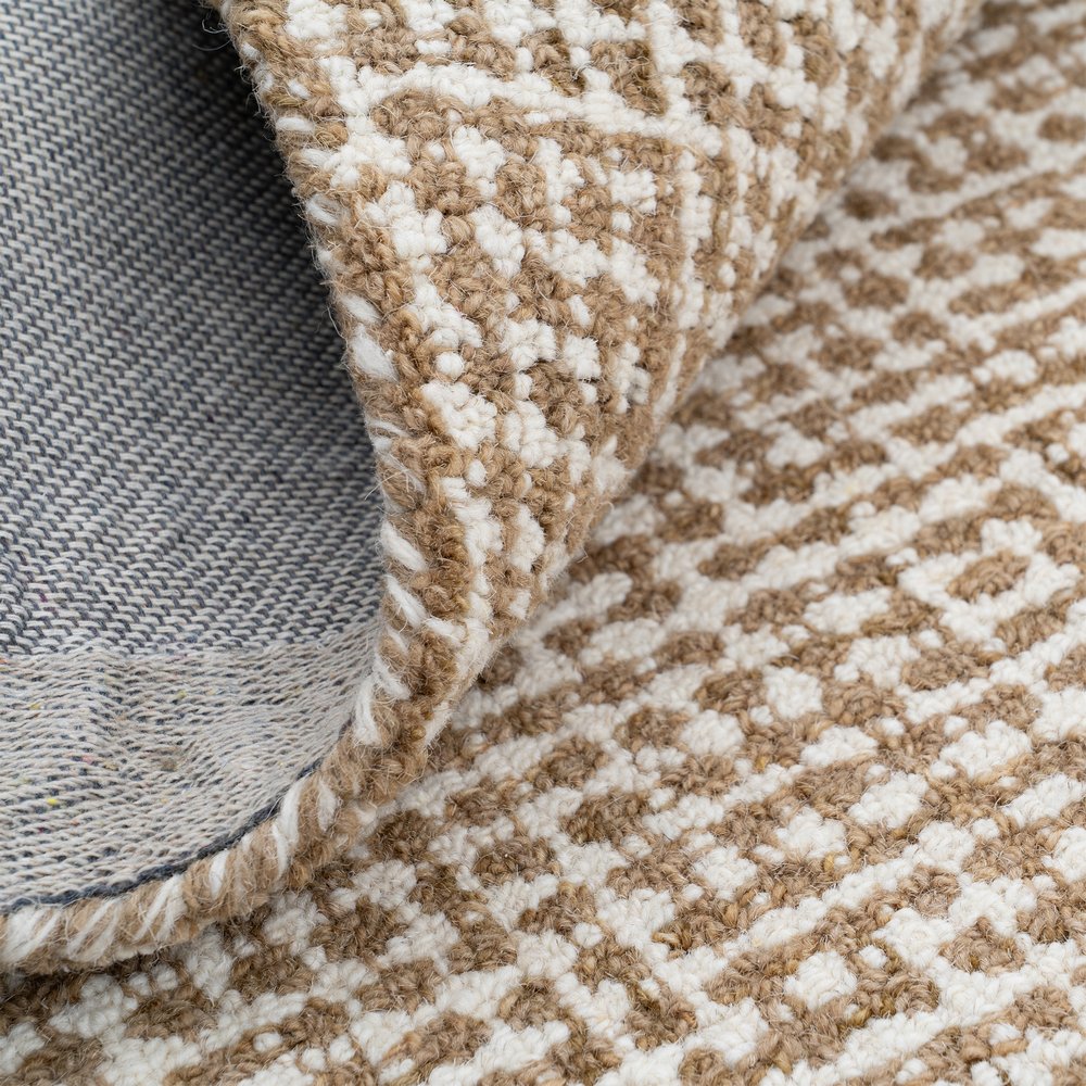 ALFOMBRA BEIGE LANA BASILEA DECORACIÓN 200 X 300 CM
