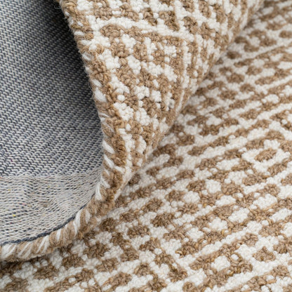 ALFOMBRA BEIGE LANA BASILEA DECORACIÓN 200 X 300 CM