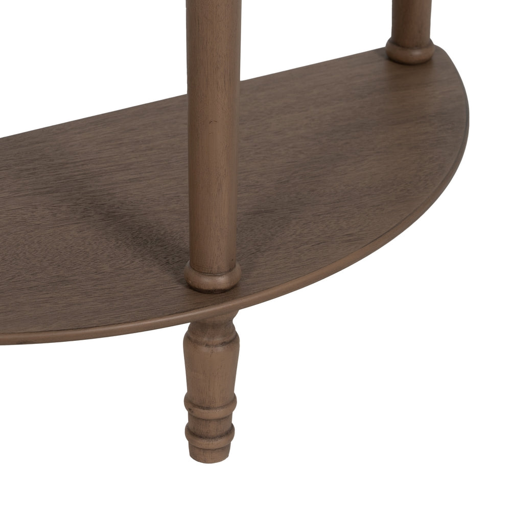 CONSOLA MARRÓN DM-MADERA 71 X 30 X 71 CM