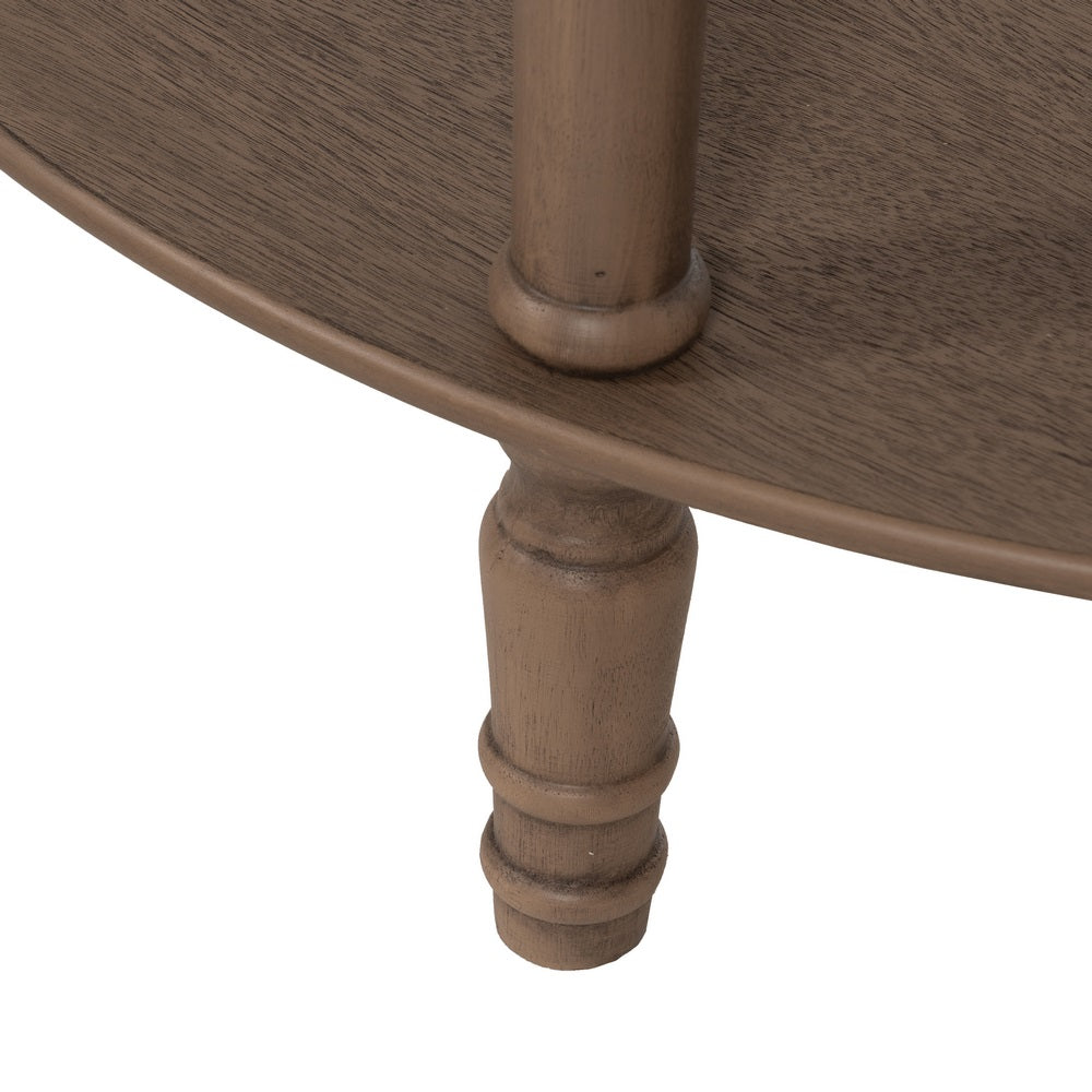 CONSOLA MARRÓN DM-MADERA 71 X 30 X 71 CM