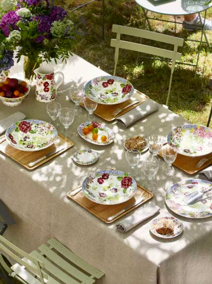 Plato de tarta Millefleurs Gien