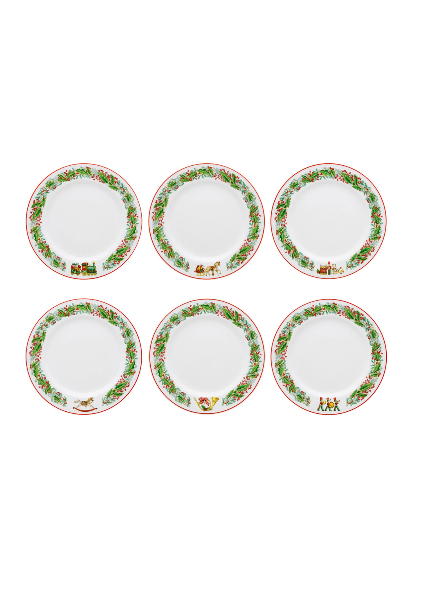 Set de Platos postre Vista Alegre Navidad